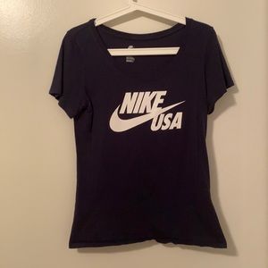 Navy blue Nike shirt